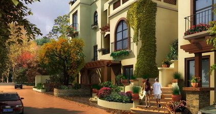 欧美家别墅大门，不会消褪的鲜艳色彩，不会变形的幸福感受！