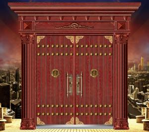 OMJ-690百年华府 实体拼接门(金雕红木)